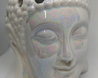 Wax Burner: Ceramic Tealight Warmer with Soy Wax Melts  Buddha