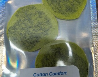 Vacuum cleaner fragranced scented discs or disks, highly fragranced freshener 100% Wool free postage