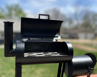 Mini hot sale offset smoker