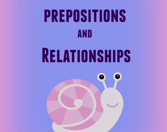 Prepositions and Relationships Worksheets / Prewriting / Preschool / Kindergarten / Game / Printable / Autism Support / Instant Download