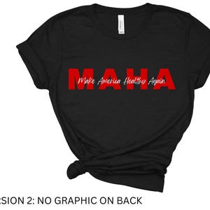Make America Healthy Again Shirt - MAHA shirt, Trump Kennedy shirt, Kennedy Maha shirt, Maga, Maha, RFK shirt, Kennedy Shirt, RFK jr shirt