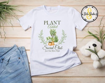 Plant Addict PNG, Plant lover PNG, Gardner PNG, Botanical png, Sublimation png, Digital Download png, Just one more plant png, Boho png,