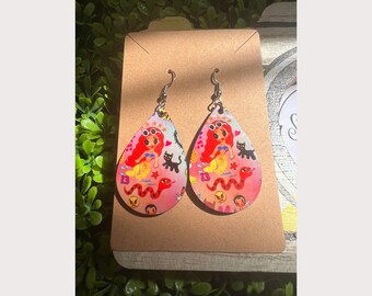 Karol G Earrings, Manana Sera Mas Bonito,  Karol G, Bichota, Bichota Season, Teardrop Earrings, Karol G Mermaid, Karol G Concert Earrings,