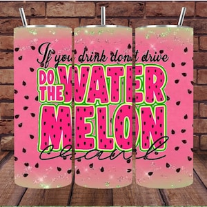Watermelon 20oz Tumbler Submilation, metal
