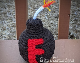 F-Bomb - gag gift - desk tree ornament -paper weight - see description