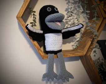 Maggie plush crochet doll - inspired by Steve and Maggie