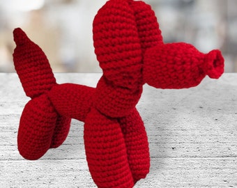 Crochet Balloon Dog Animal - stuffed animal toy - Balloon Dog