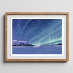 Winter Aurora Print