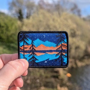 Forest Sunset Iron on Patch
