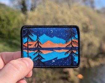 Forest Sunset Iron on Patch