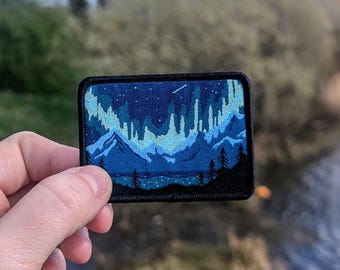 Northern Lights Iron on Patch