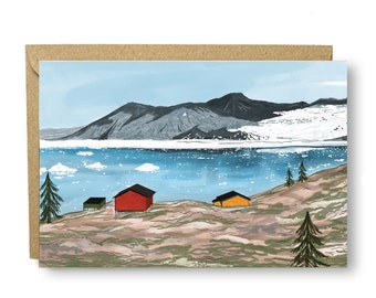 Greenland Cabins Card