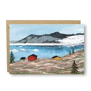 Greenland Cabins Card