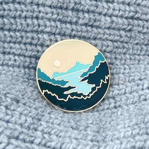 Misty Mountains Enamel Pin