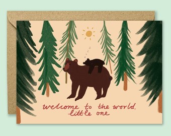 New Baby Bear Card