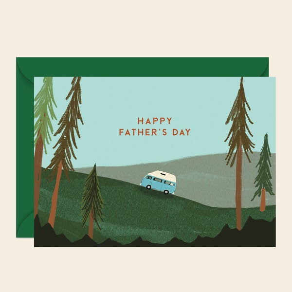 Fathers Day Campervan Card