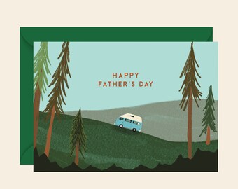 Fathers Day Campervan Card