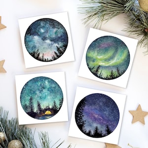 Starry Sky Cards Set of 4 image 1