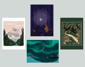 Folktale Week Postcard Set of 4