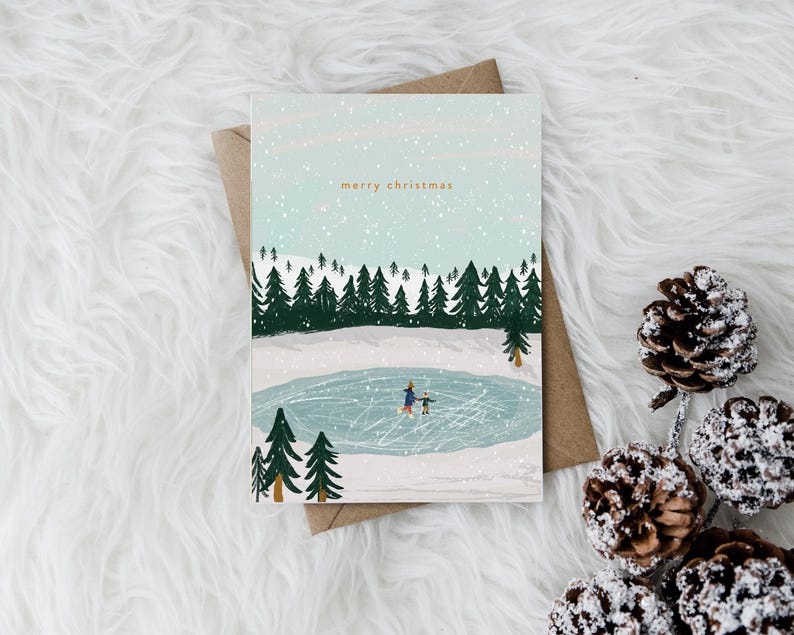 Mixed Scandi Christmas Card Set | Pack of 4 Designs image 4