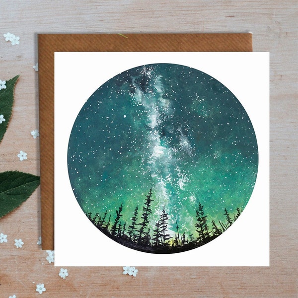 Forest Sky Greetings Card