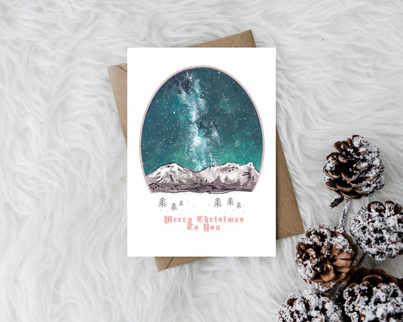 Mixed Scandi Christmas Card Set | Pack of 4 Designs image 6