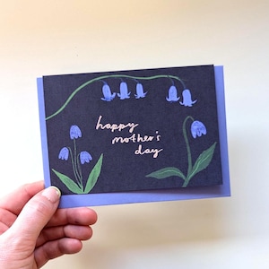 Happy Mothers Day Bluebell-kaart