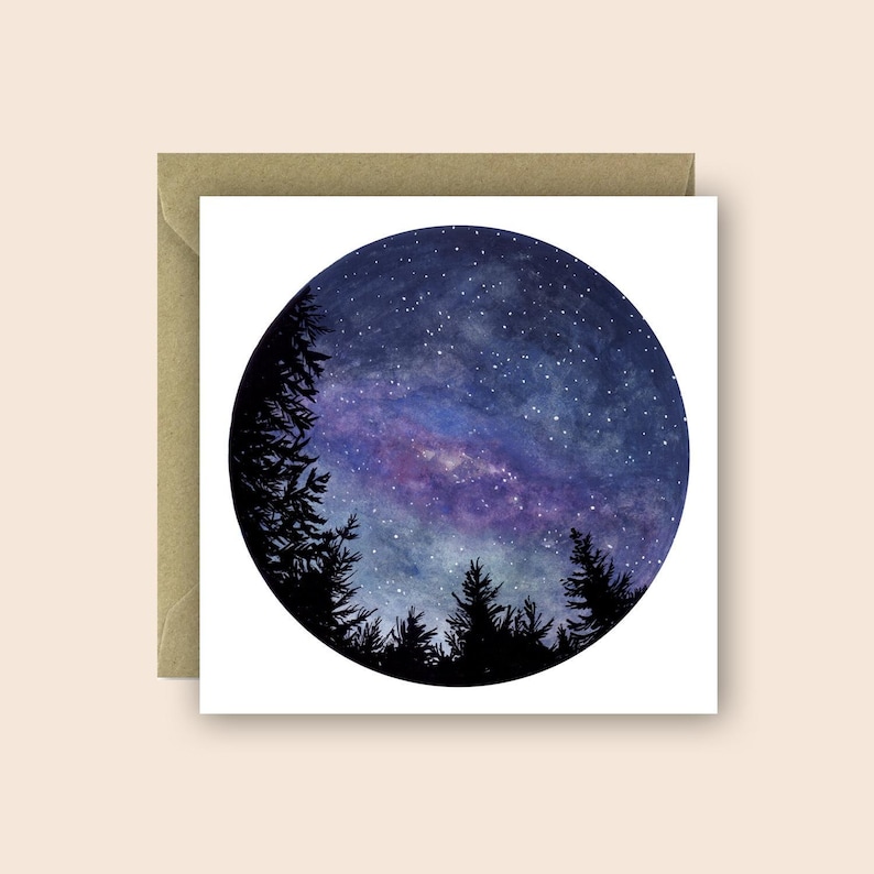 Night Sky in New Zealand Greetings Card image 3