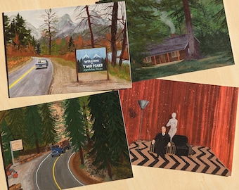Twin Peaks Postkarten Set