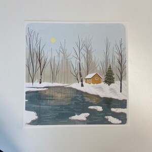 Winter Tundra Giclee Print - Etsy