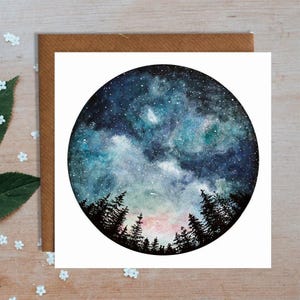 Starry Sky Greetings Card
