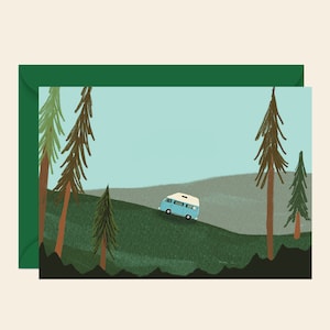 Daytime Camper Van Card