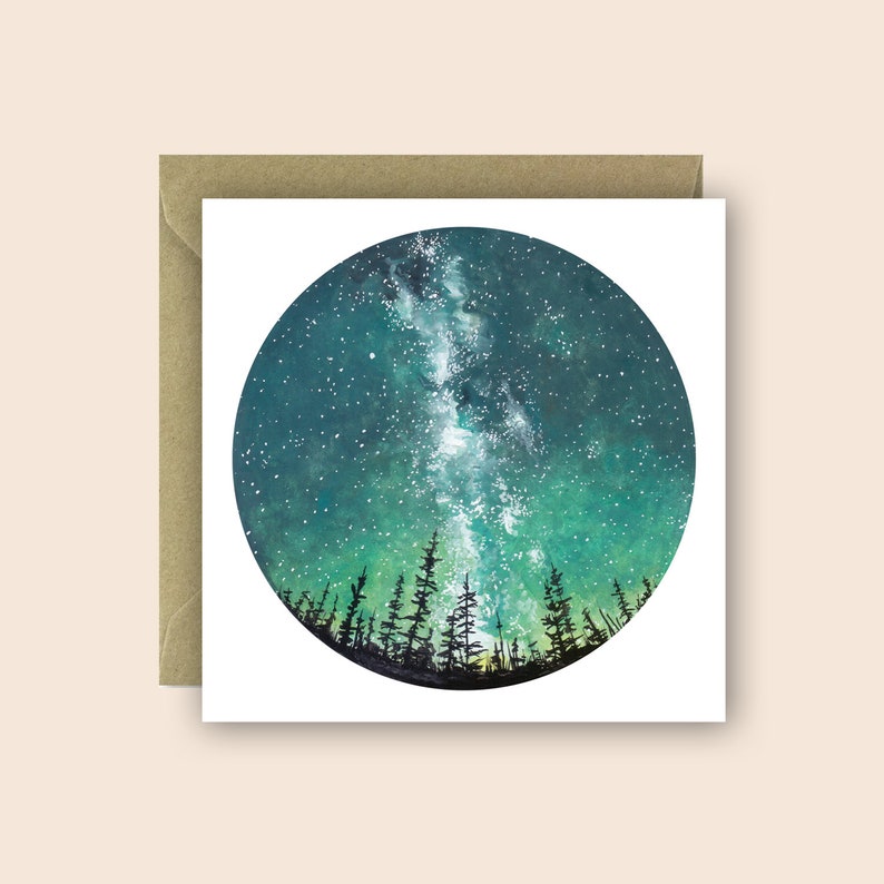 Forest Sky Greetings Card image 3