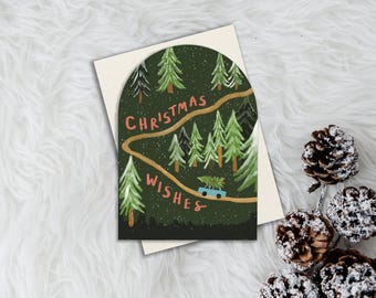Christmas Wishes Forest Card