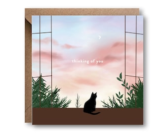 Thinking Of You Greetings Card