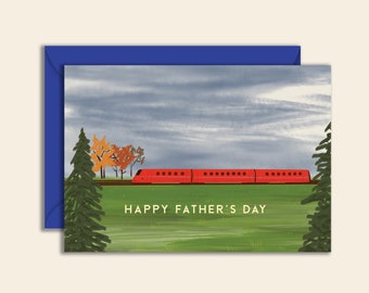 Fathers Day Train Card