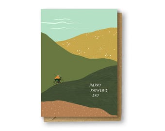 Father's Day Cycling Card