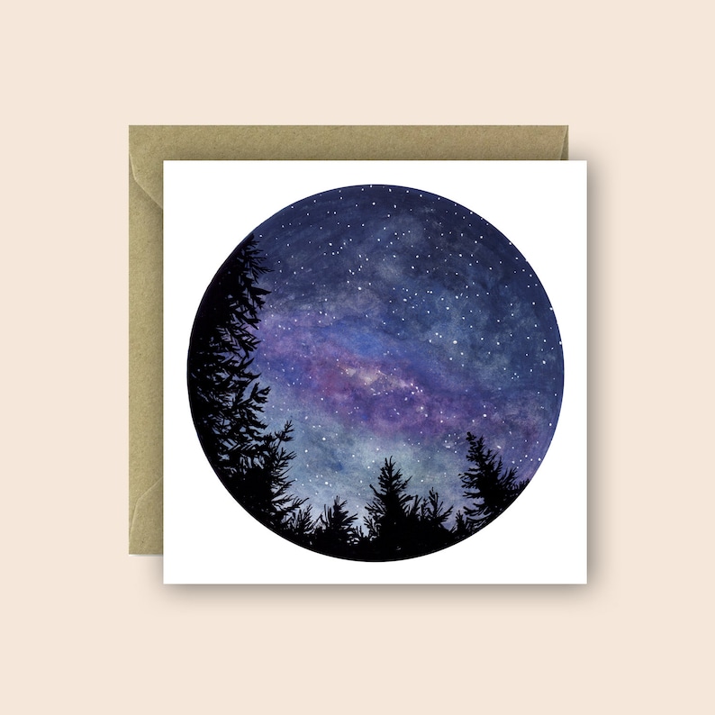 Starry Sky Cards Set of 4 image 6