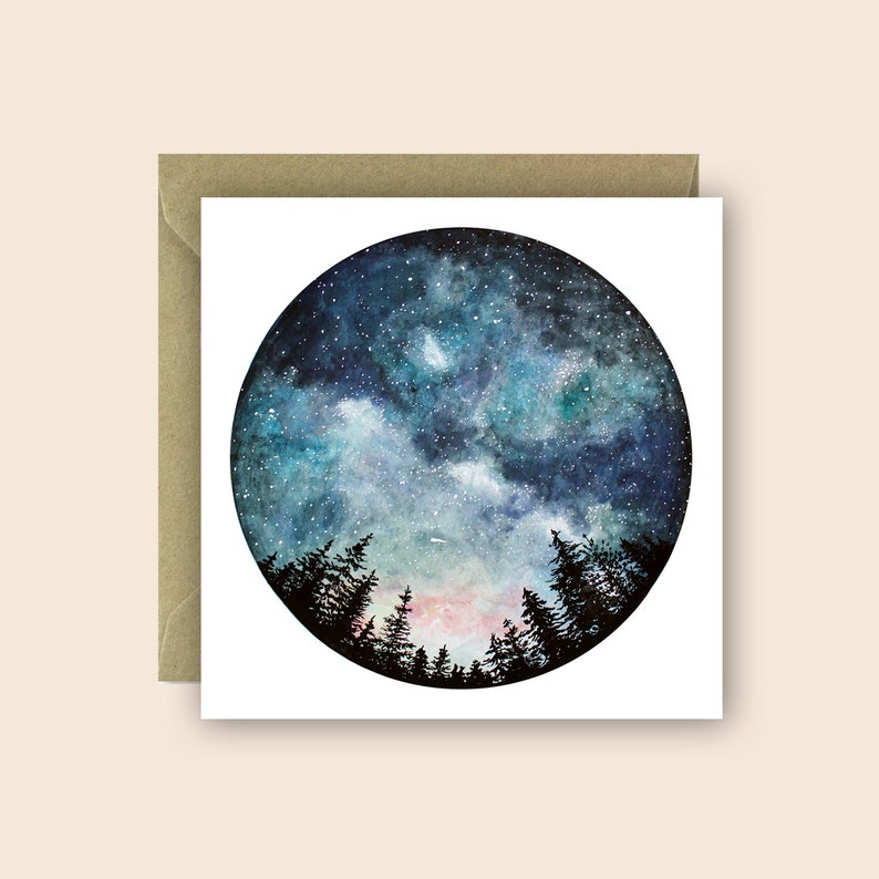 Starry Sky Cards Set of 4 image 3