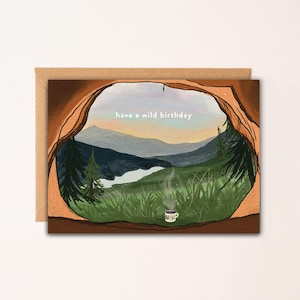 Have a Wild Birthday Camping Card