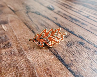 Autumn Leaf Enamel Pin