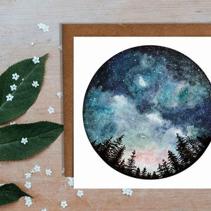 Starry Sky Greetings Card