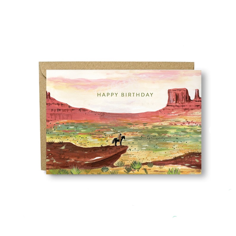 Happy Birthday Cowboy Card image 1