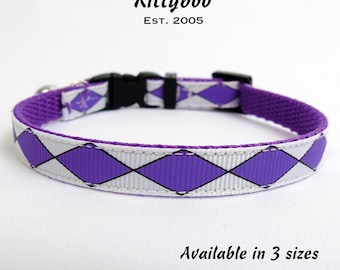 Little Jester Cat & Kitten Collar in 3 sizes, Cat Collar, Cartoon, Kitten Collar, Quick Release Cat Collar, Pet Safety Collar