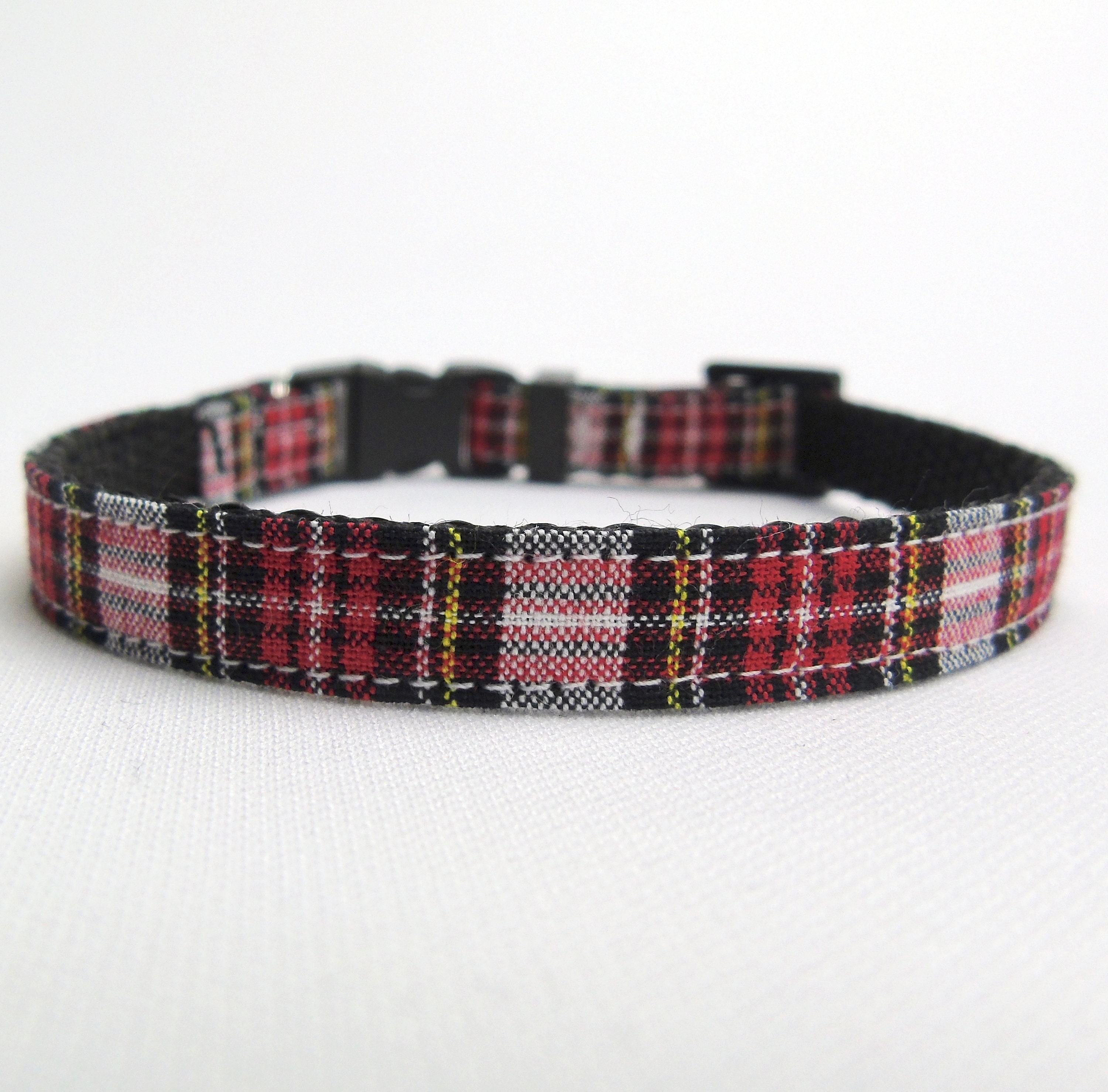 tartan kitten collar