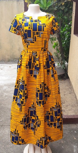 African Maxi Dress African Clothing African Fashion Ankara | Etsy