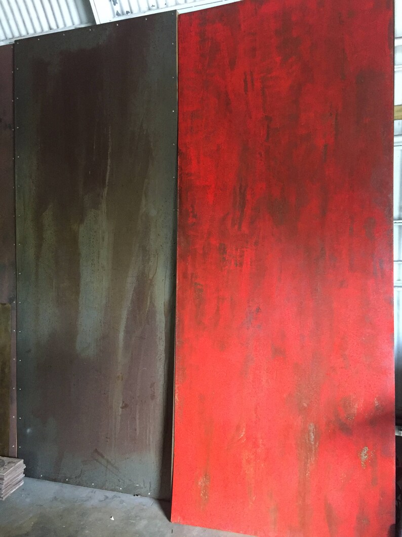 Steel Panels Acid WashedSteel Panel48X120 Etsy