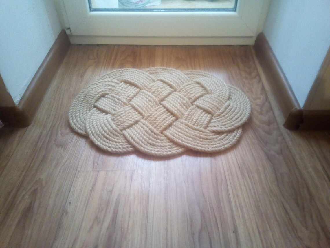 Rope mat Nautical rope mat mat Front doormat Jute rope Etsy