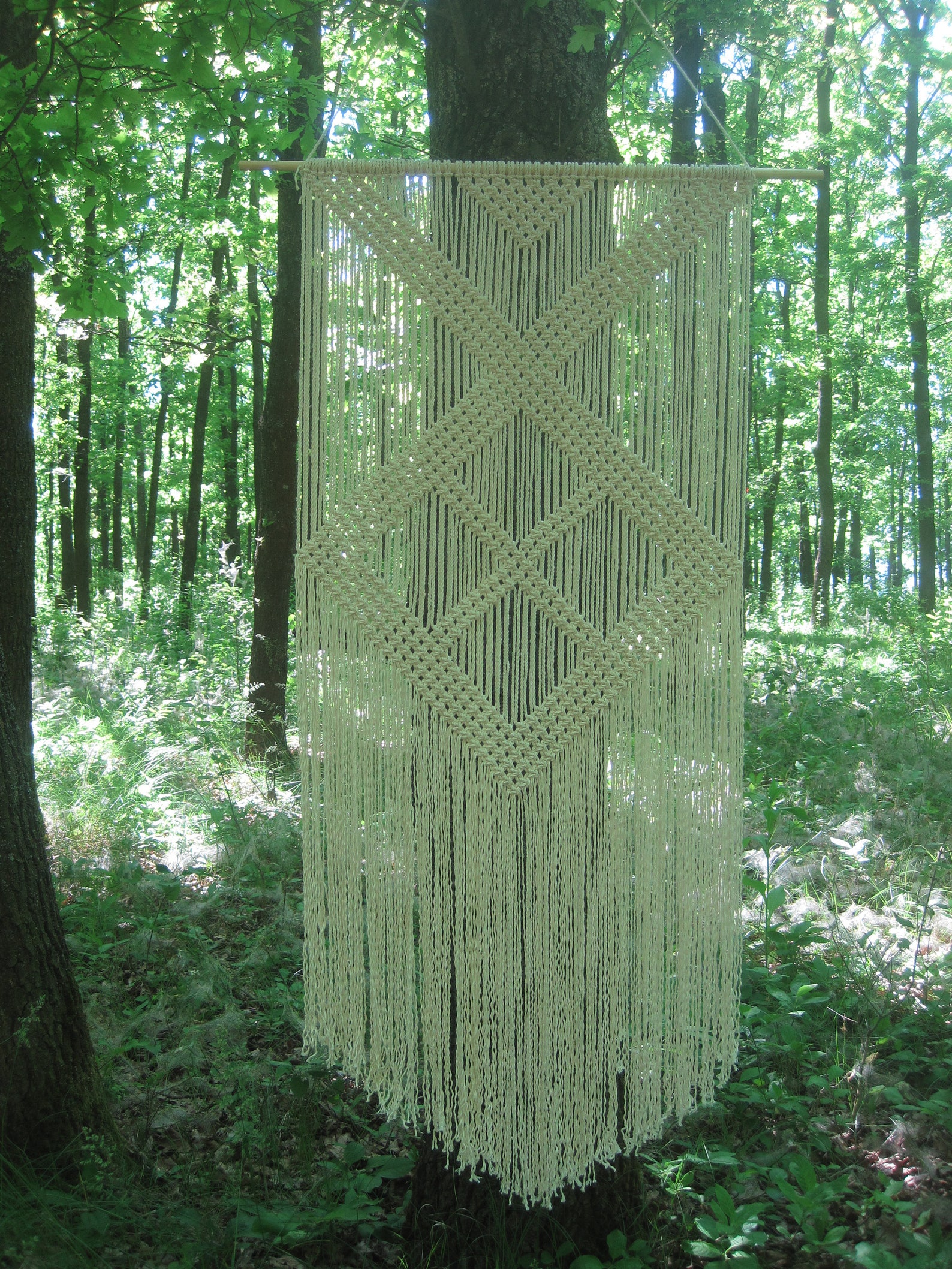 Large Macrame wall hanging Tapestry macrame Wall art Wall Etsy