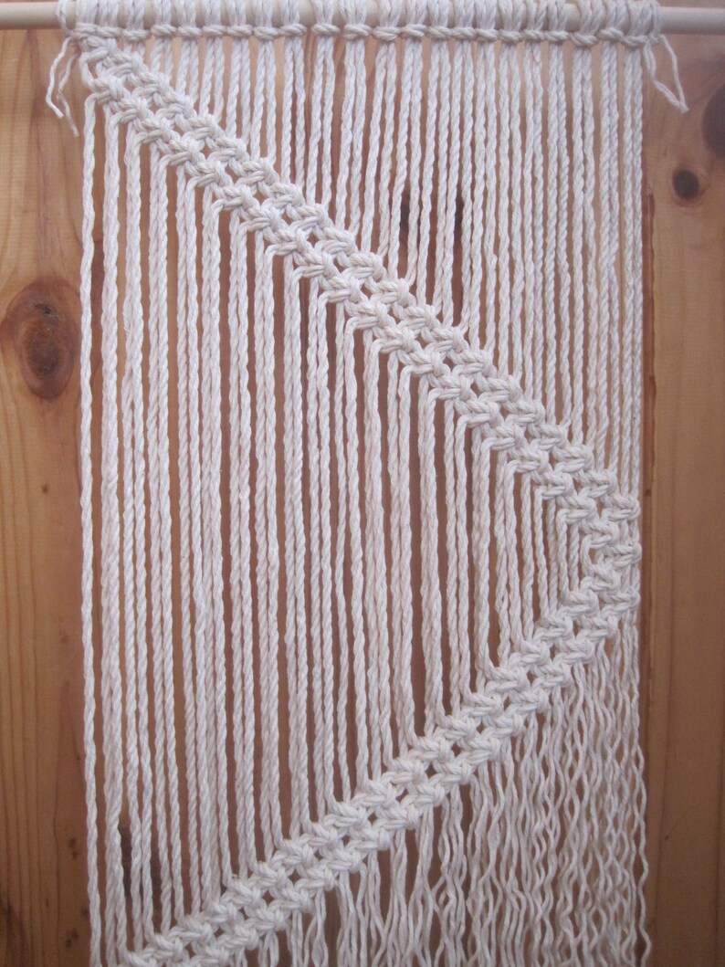Macrame wall hanging Simple macrame Wall art Wall decor Etsy